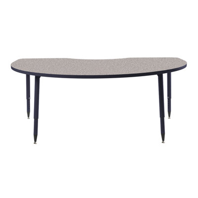 Table d'activité thermofusionnée avec pieds fuselés réglables Adapte 48 x 72