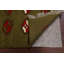 Tapis de zone en laine vert 3 pi 5 po x 4 pi 11 po one-of-kind-noué la main gabbeh Harviell