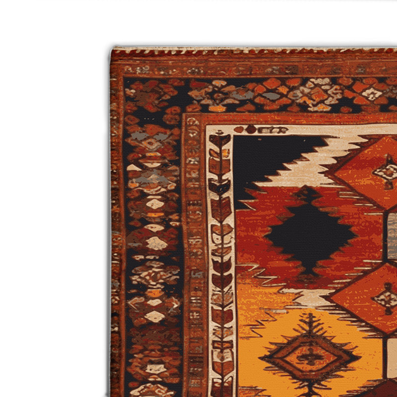 Tapis turc intérieur et extérieur brun, Rectangulaire 8 pi x 10 pi