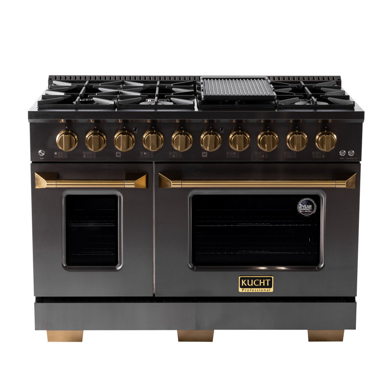 Gemstone™ KED 484 Series 48" 4.2 Cubic Feet Freestanding Convection Range, Liquid Propane