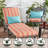 Outdoor Round Dining Chair Seat Pad-268982485