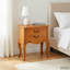  Table d'appoint 23,82 po x 11,81 po x 24,02 po en bois d'acajou massif-981641966