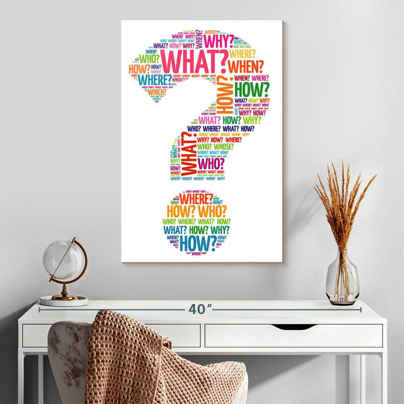 Keiri Question Mark, 30" H x 20" W