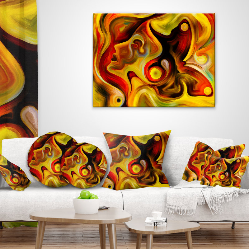  Coussin lombaire Abstract Butterfly's Emotion