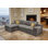 Canapé modulaire texturé à grain de café 34,00 × 106,00 × 65,00 po, poche latérale et coussin inclus, canapé rembourré pour le salon