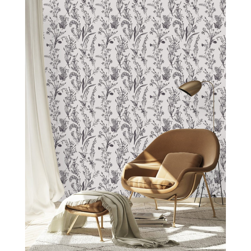 Carreau de papier peint l 25 po, L 2,09 pi x L 10,42 pi