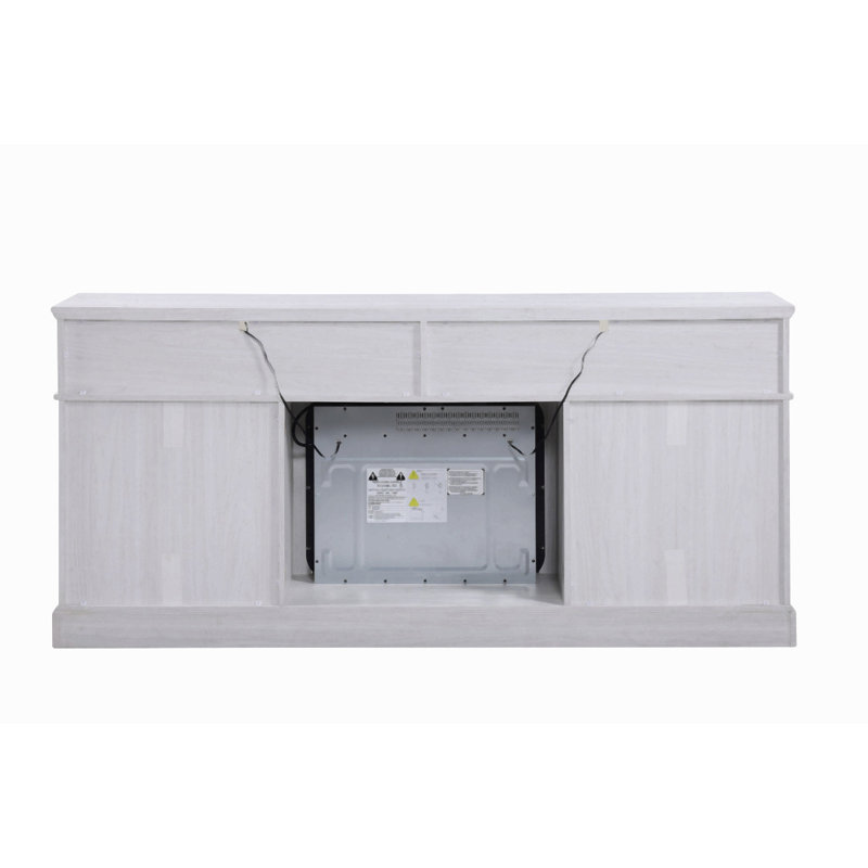Meuble télé avec foyer et chauffage Iris