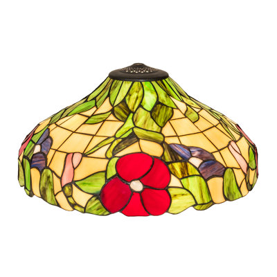 20" Wide Peony Recurve Shade