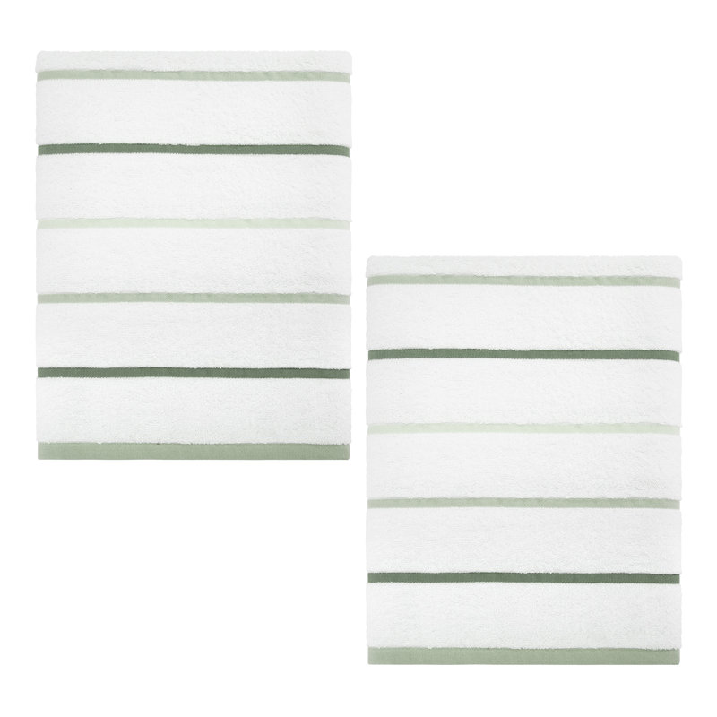 Izod Sandbar Green 2-Pack Bath Towel Set, Green, Bath Towel - 2 Pack