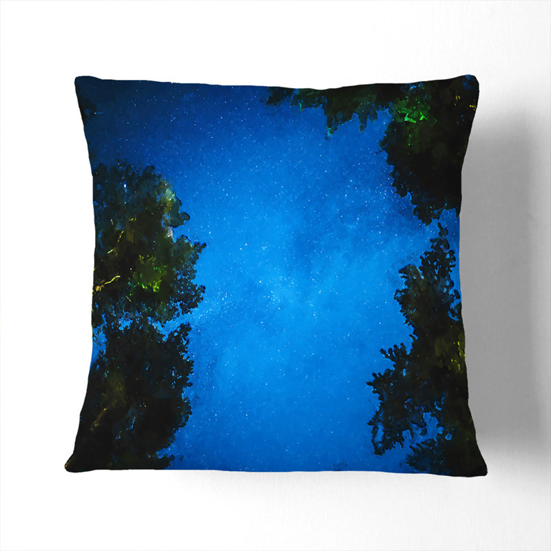 Square Throw Cushion, Black, 55cm H x 55cm W x 20cm D