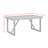 Weldin Dining Table with Parasol Hole in Black