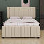 Lit plateforme tapissier en velours-1196241518