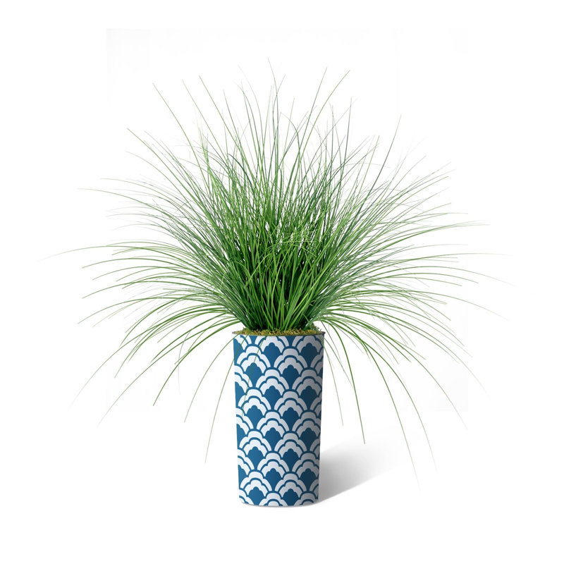 Arbre à oignon en soie - Plantes artificielles dans la décoration de sol extérieure moderne, Bleu nuage