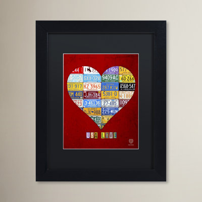 «Heart» par Turnpike, impression encadrée