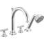 Beauclere™ Roman Tub Faucet With Handshower-1517805251-1517805248