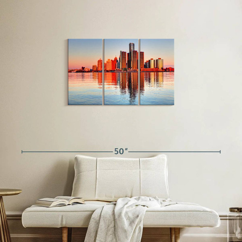 Rorry Michigan Sunset Glow, 20" H x 33" W