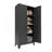 61'' 2 Shapely Doors Cabinet, Metal Storage Cabinet With Doors And Adjustable Shelves, For Bedroom, Living Room-1412391583