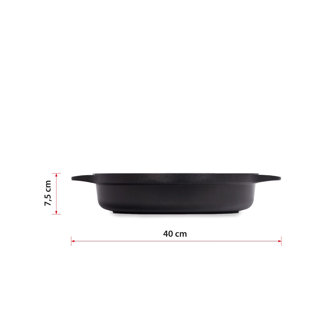 Valira Non-Stick Aluminum Round Braiser with Lid