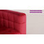 Fauteuil club en velours Bryan avec pieds en lucite pour le bureau du salon-63012642