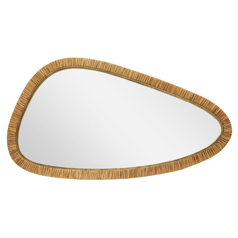 Andraya Rattan Flat Wall Mirror