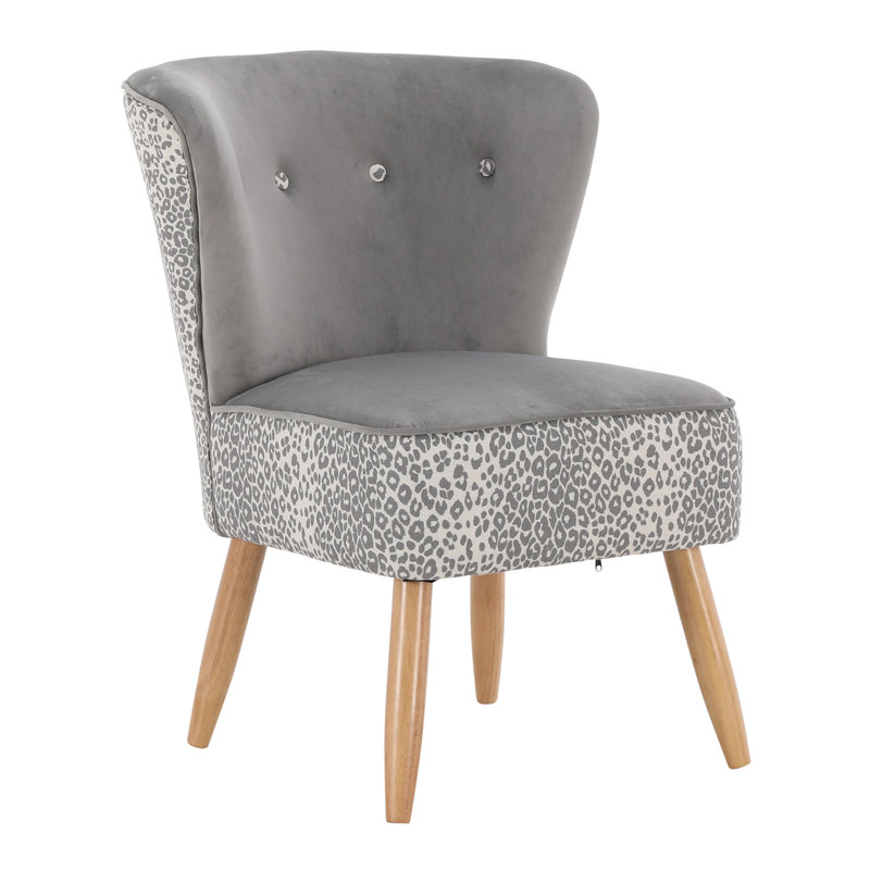 Aaeden Upholstered Accent Chair, Grey