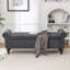 Banc rembourré de 59 po de largeur avec boîte de rangement-613680616