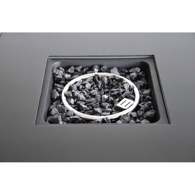 Fire Pit For Outdoor Home Garden Backyard Fireplace (30 Inch Steel Grey)
