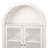 71" Fluted Tall Arched Pantry Cabinet With Adjustable Shelves, Elegant Display Storage With Hidden Drawer & Glass Door-1724259945