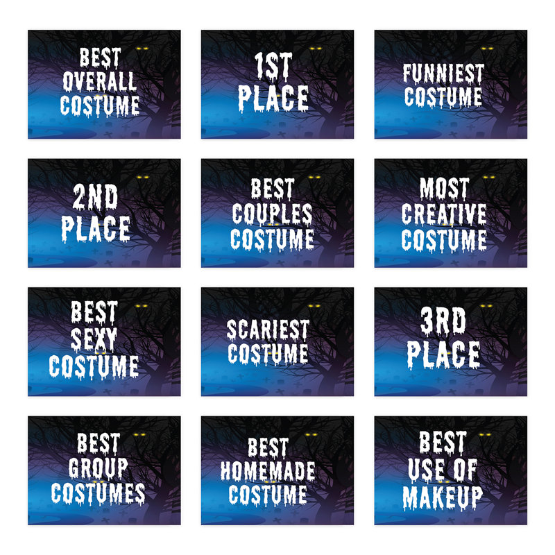 Paper Halloween Thank You Cards