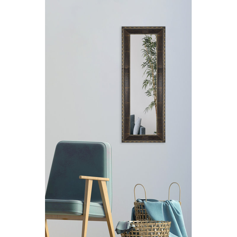 Miroir décoratif vénitien moderne et contemporain Derrell, H 39,5 po x l 11,5 po