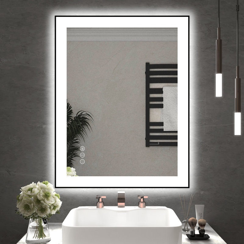 Miroir de salle de bain Dokes, 28 po x 36 po