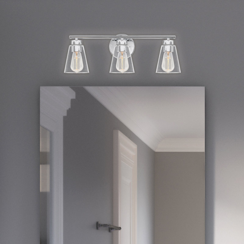 Seamus Dimmable Vanity Light, Polished Chrome