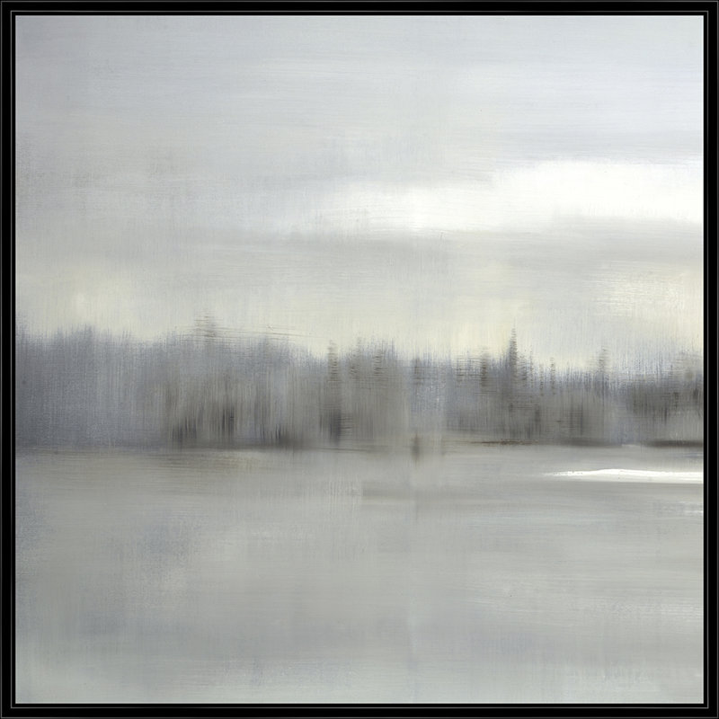 « breathless i »-« floater », reproduction d’art sur toile, Noir