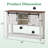 Chimira 46" Console Table, White-450929172