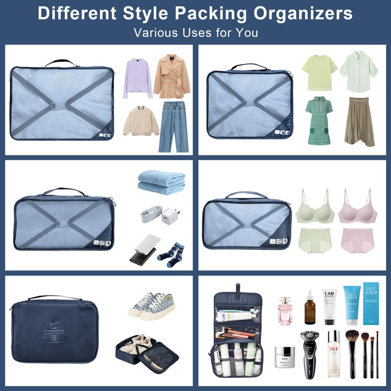 Rebrilliant Fabric Storage Bag, Blue