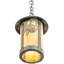 Luminaire suspendu cylindrique de style lanterne à 1 lumière Sarina