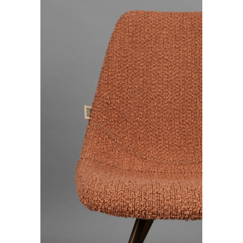 Franky Upholstered Dining Chair, Terra Polyester