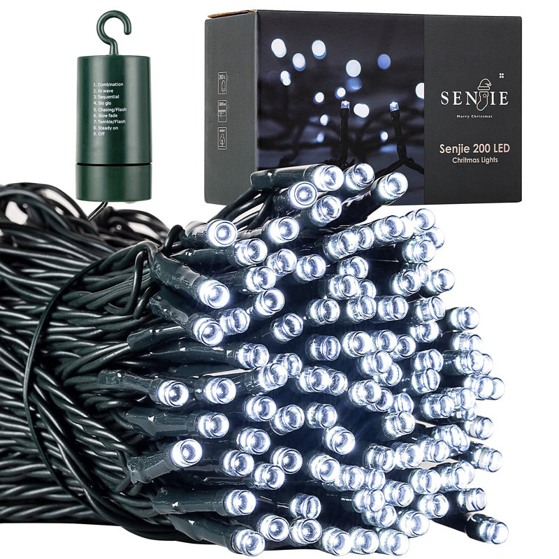 3.15'' LED String Lights, White