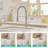 Purifier Kitchen Faucet with Pull-Down Water Filter, Brushed Nickel, for Clean and Safe Drinking Water-130628978
