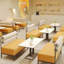 Banc rembourré en similicuir Light Luxury