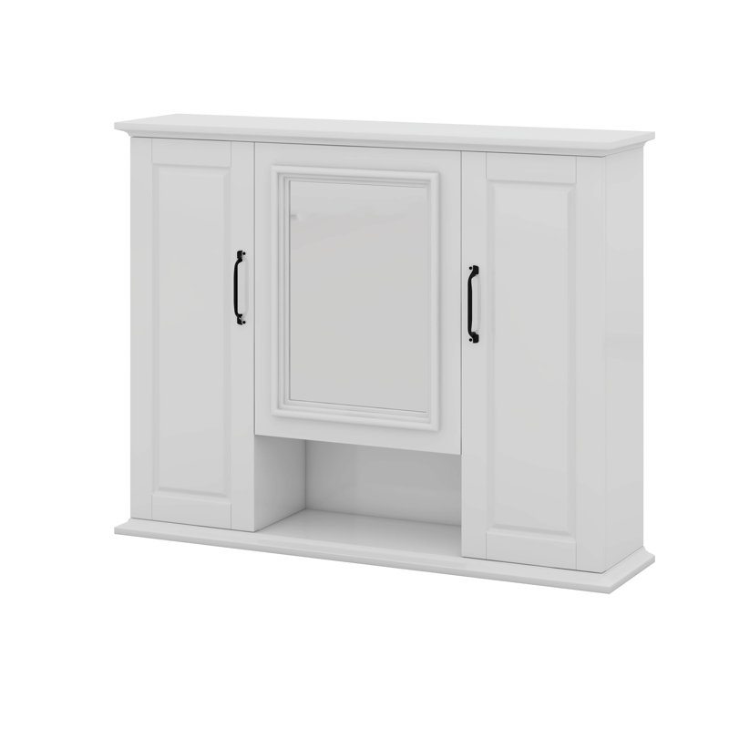 Armoire de salle de bain murale 36 ", miroir mural moderne 36" avec miroir, Blanc