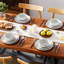 24 Piece Stoneware Dinnerware Set - Service for 8 -110663227