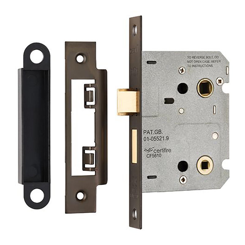 Lorie Easi-T Bathroom Lock, Matt Bronze