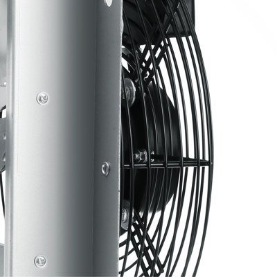 Ventilateur d'extraction à obturateur 10 po, 820 pi³ / min, ventilateur de grenier mural en aluminium avec moteur à courant alternatif, ventilation et refroidissement pour serres, garages, remises, magasins, FCC