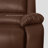 Lasceau 119" × 109" Faux Leather Manual Reclining Corner Sectional Couch With Storage and Cup Holder-558870915