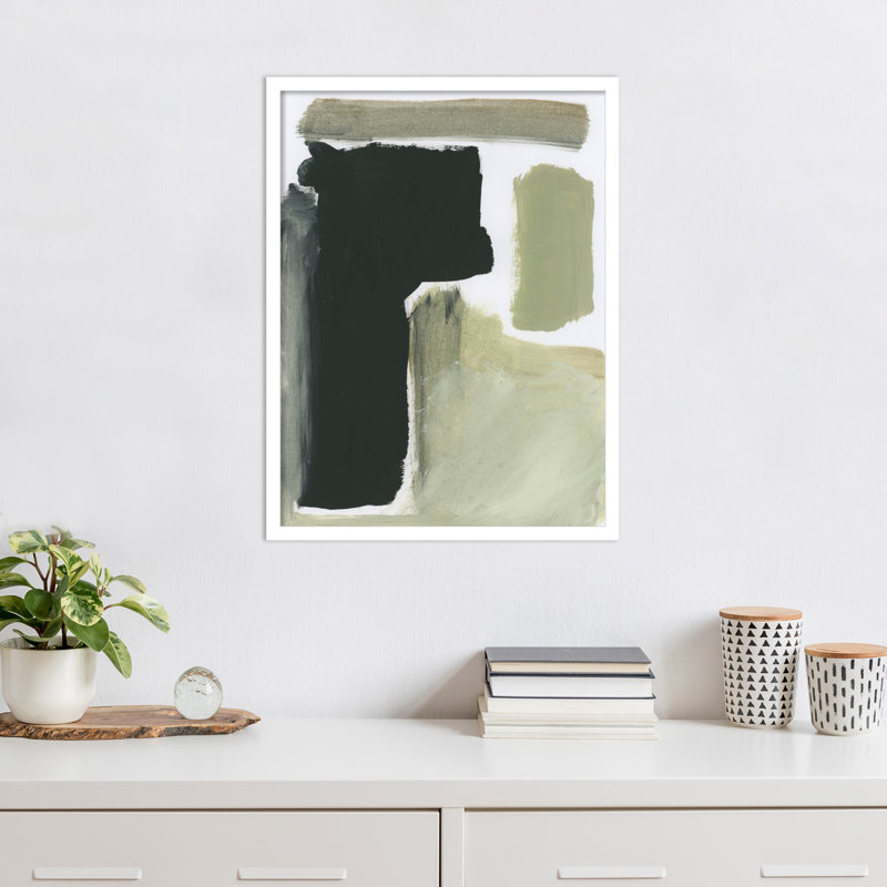 «Cleve Total» par Dan Hobday, impression sur bois encadrée, Blanc, H 25 po x l 19 po