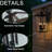 Modern Matte Black Outdoor Wall Lantern With Clear Tempered Glass Open Bottom Design Exterior Light Fixture For Entryway, Garage, Patio