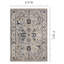 Tapis beige / gris en polypropylène tissé à la machine Knudtson-577793005