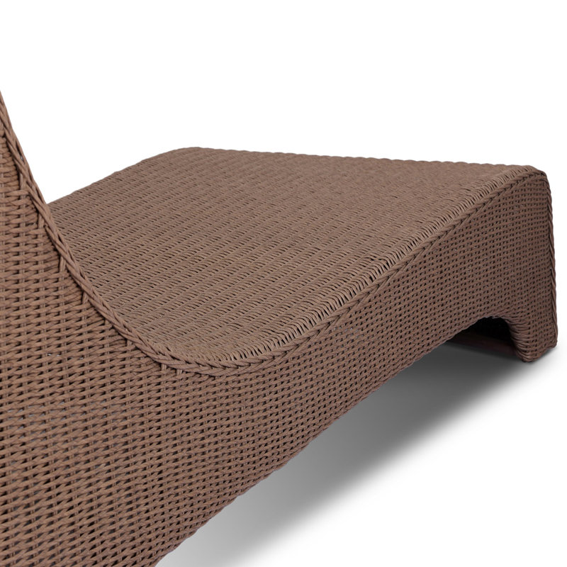 Mazu Outdoor Chaise-Frame-Tanned Weave