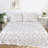 100% Cotton Full Size Bed Sheets Set with Deep Pockets, Cozy Percale sheets with Elastic Fitted Sheet 4 Piece Bedding and Pillowcase set, Blue Gray Floral-1341802315-1243730853